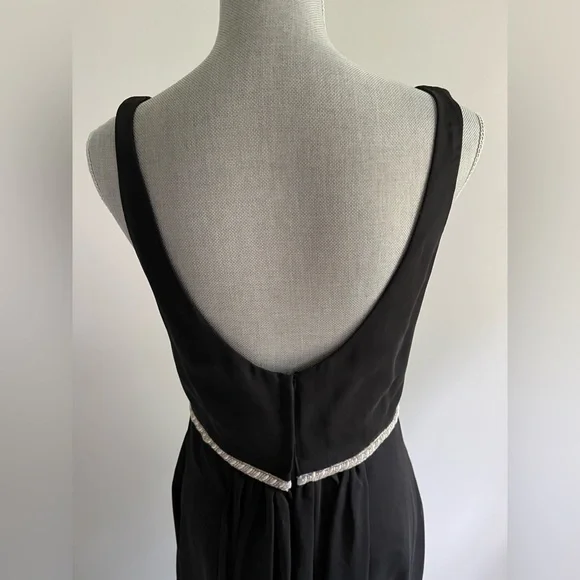 Jordan Classic Black Floor Length Dress Size 6